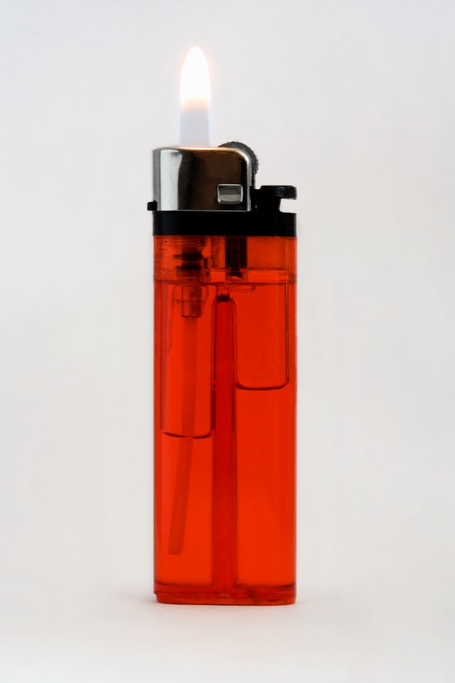 Lighters are allowed on flights but must be carried on your person throughout