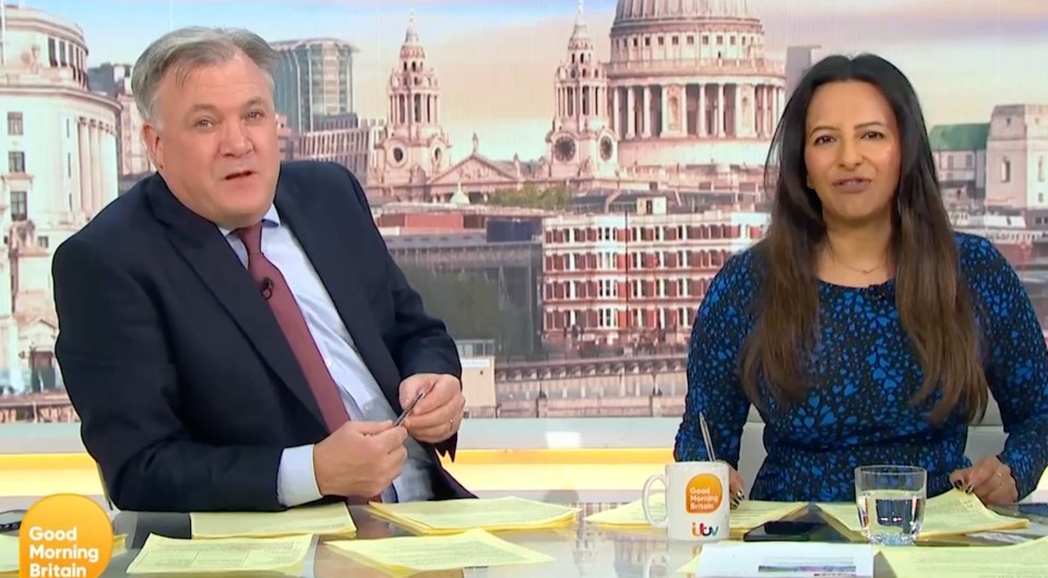 Ed Balls was irritated by his co-host Ranvir Singh