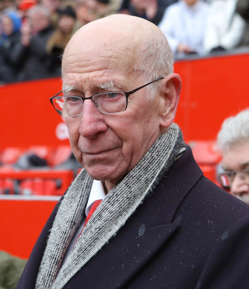 Sir Bobby was often spotted watching games from the stands