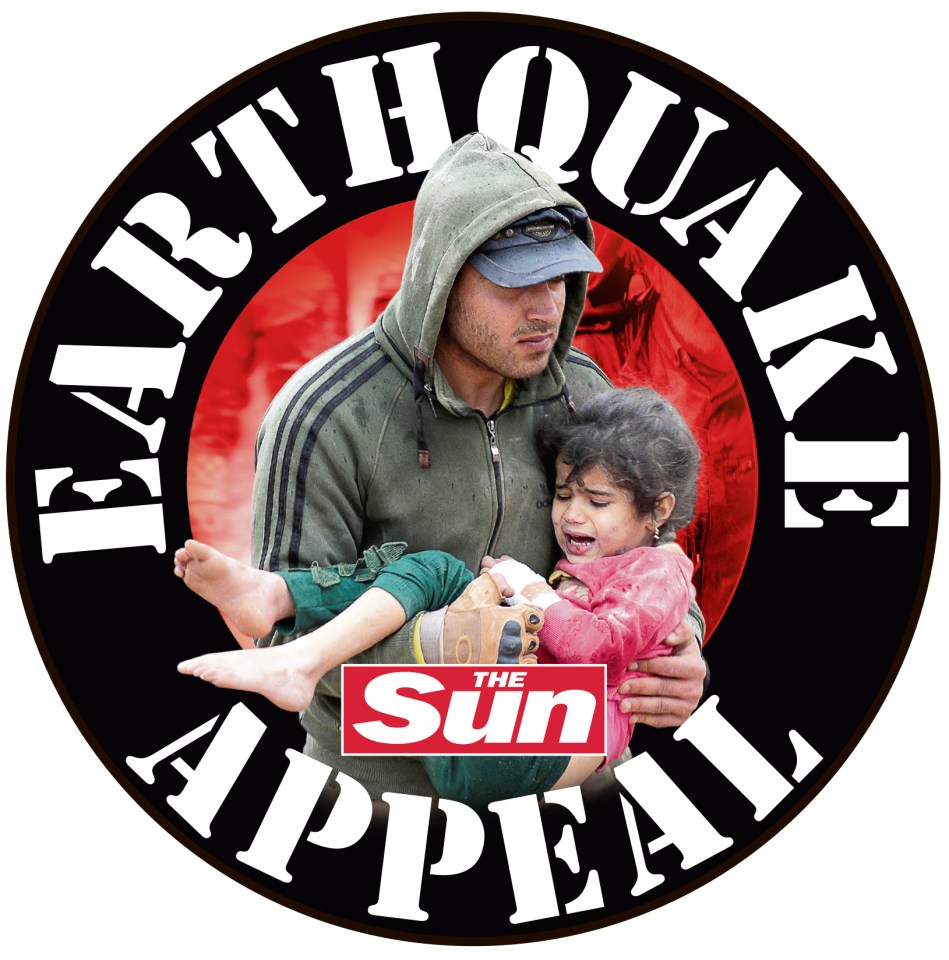 The Sun has launched an appeal as 10,000 are feared dead after huge earthquakes hit Turkey and Syria