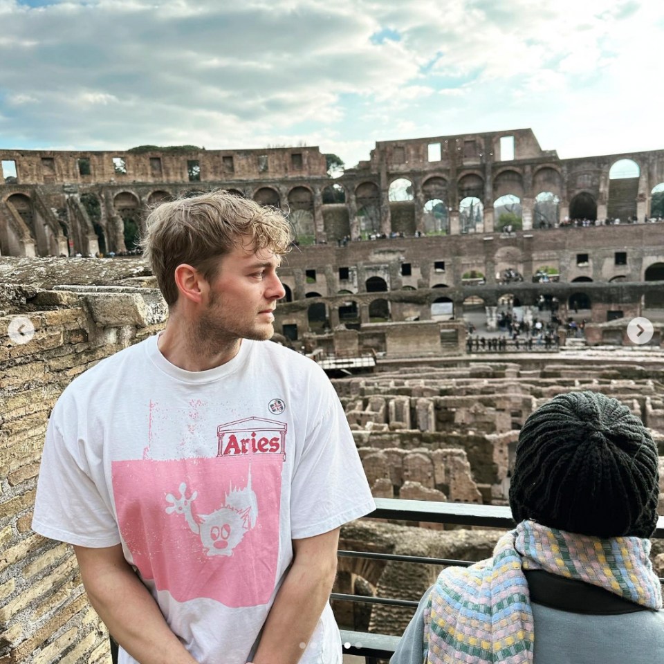 Dayle has escaped on a holiday to Rome