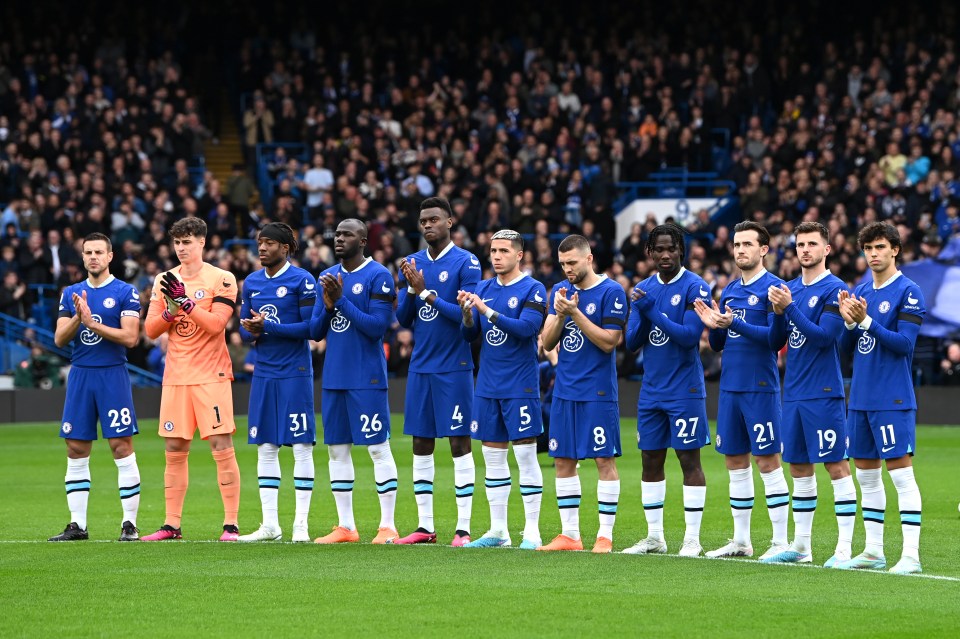 Players also paid tribute before the Chelsea and Southampton game