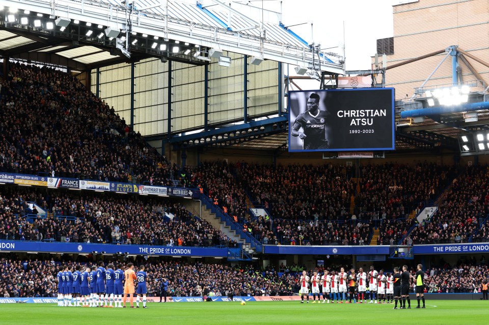 Chelsea pay their respects