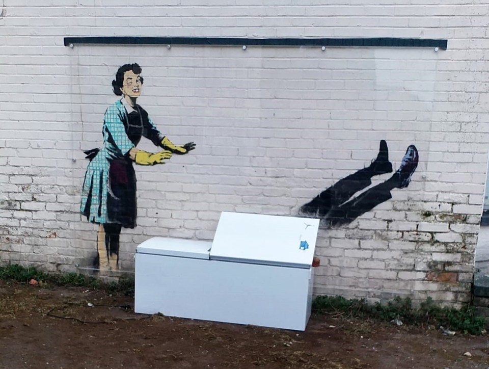 Officials who returned a confiscated freezer that featured on a new Banksy have taken it away AGAIN - replacing it with a completely different unit