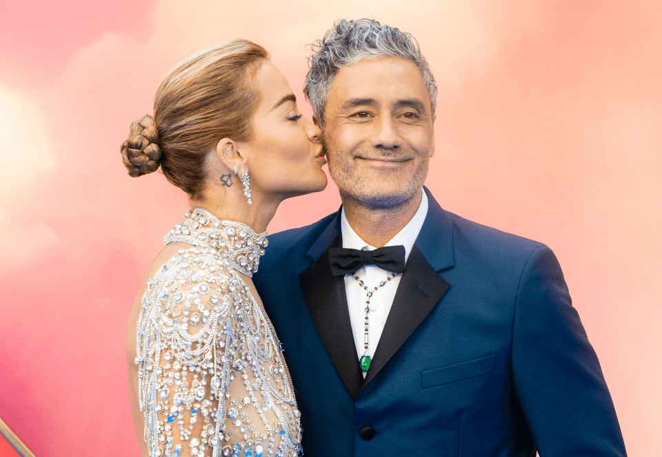 Rita with husband Taika