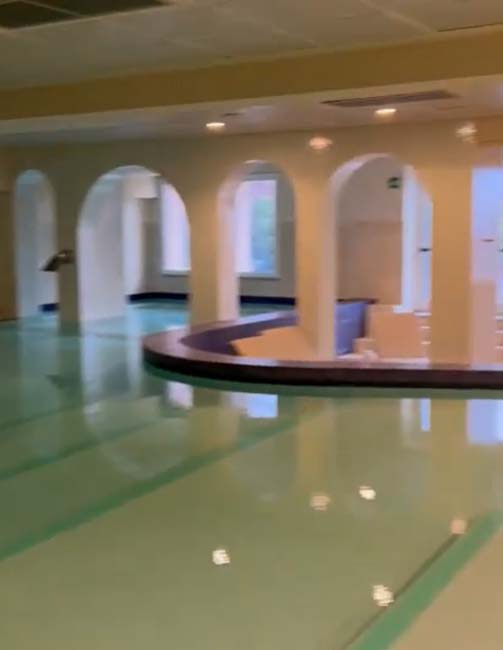 The getaway spot boasts a modern spa and a variety of facilities