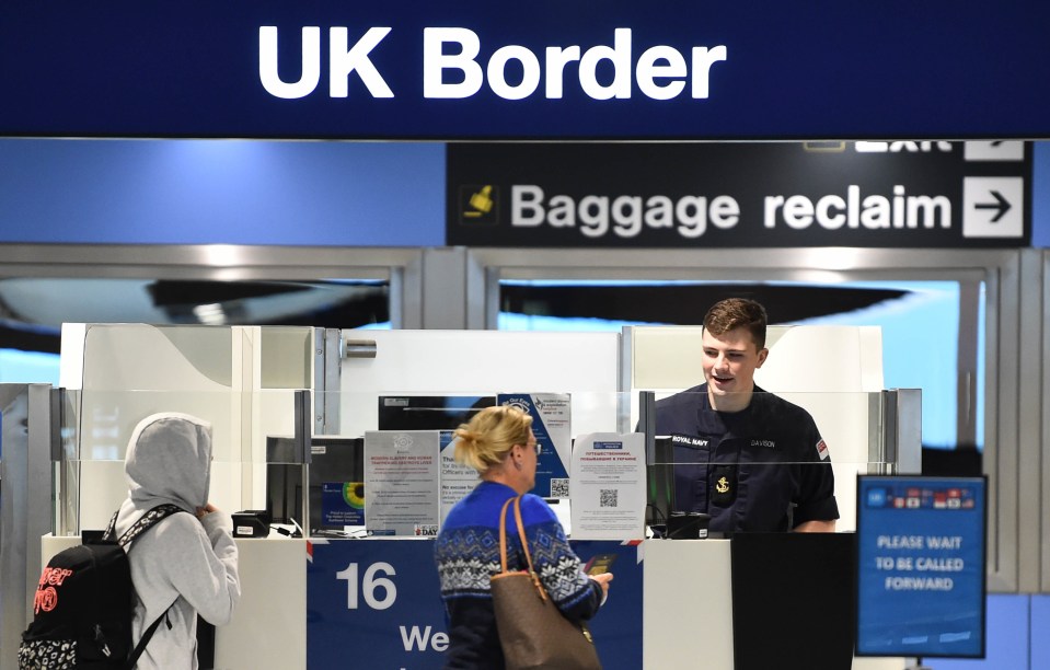 Border Force members will strike for four days during the February half-term