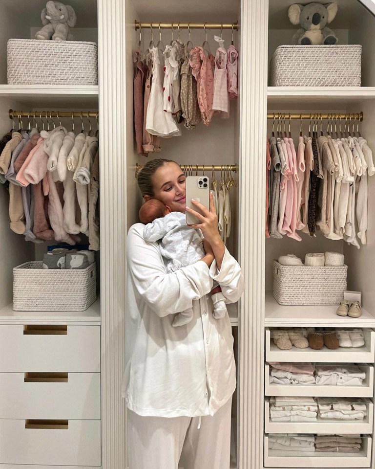 Molly-Mae has previously given fans a peek inside Bambi's wardrobe