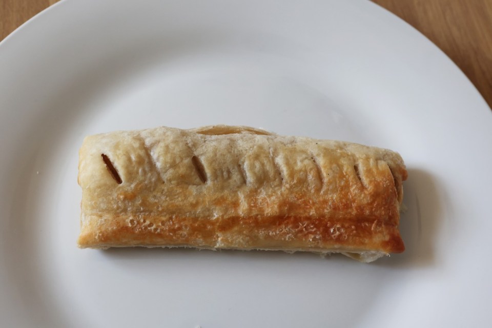 Aldi's sausage roll was pastry than sausage roll