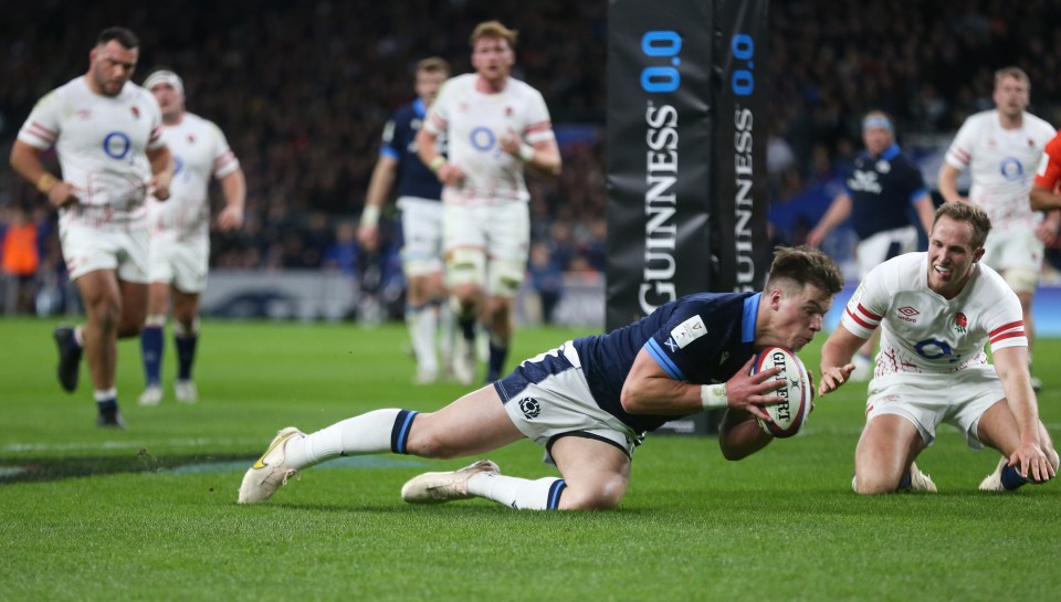 Scotland beat England at Twickenham last weekend
