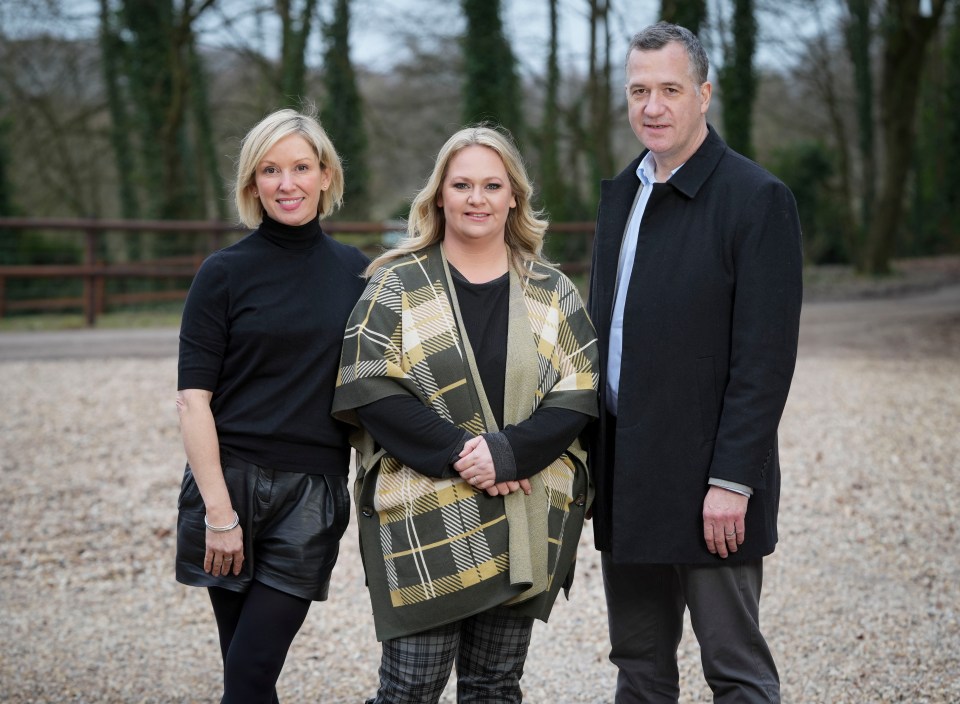 Sasha, pictured with The Sun's Jane Atkinson and Mike Hamilton, admitted the booze-fuelled sex came after the pair downed ten shots