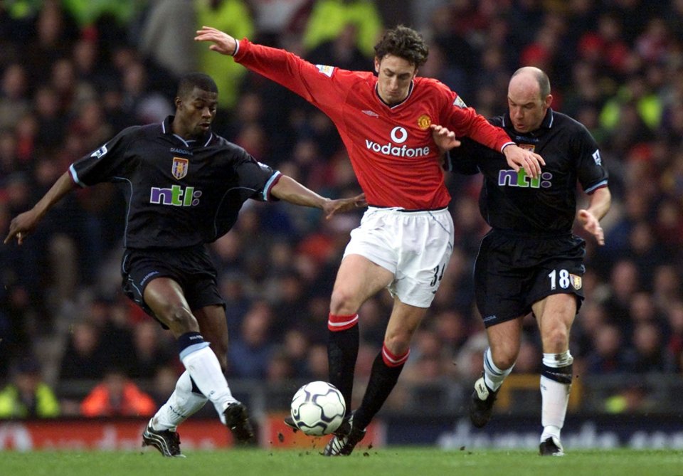 This former midfielder was rarely centre stage during his three years with Man Utd before he starred for West Brom