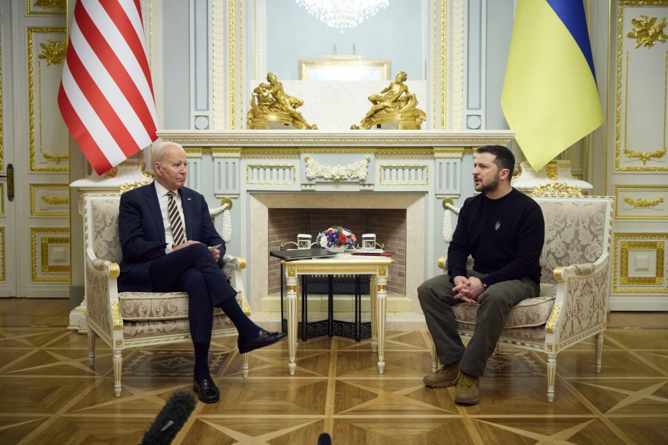 Zelensky and Biden had a sit down to discuss more weapons