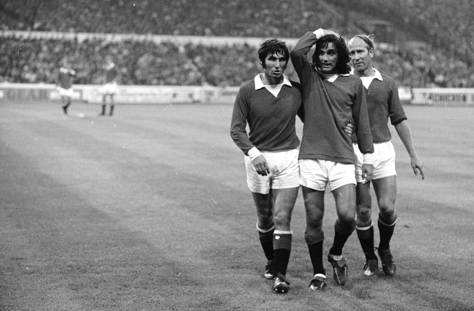 Charlton's team-mates included Northern Irish icon George Best