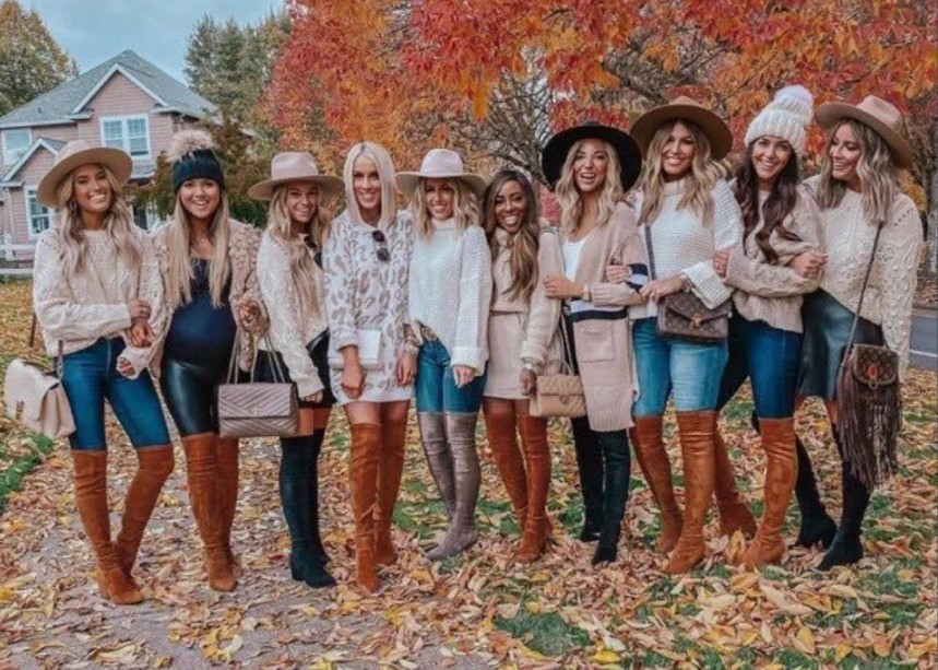 Abandon over the knee boots to prevent yourself from looking common.