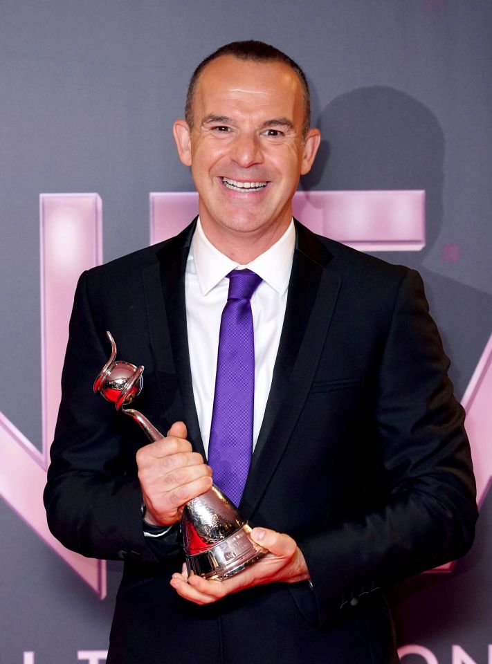 Martin won a National Television Award last year for his The Martin Lewis Money show