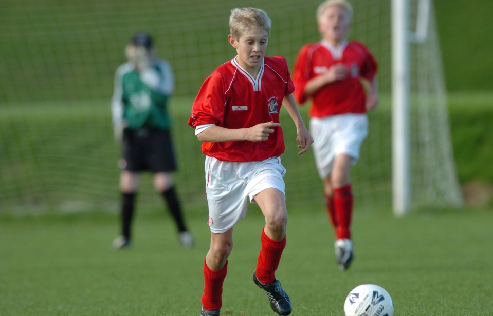 He says: 'Football can give children something to look forward to, even when things may be difficult'