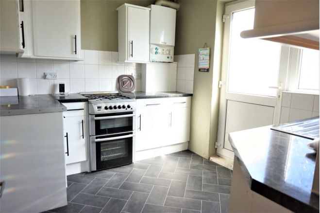 The terraced house has been newly refurbished