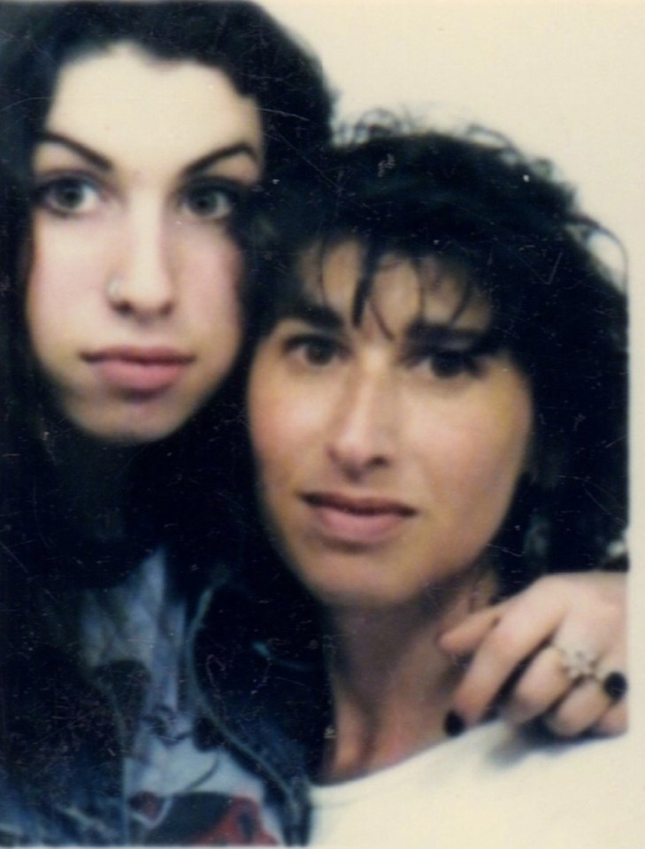 Amy's mum Janis paid a personal visit to see the biopic being filmed