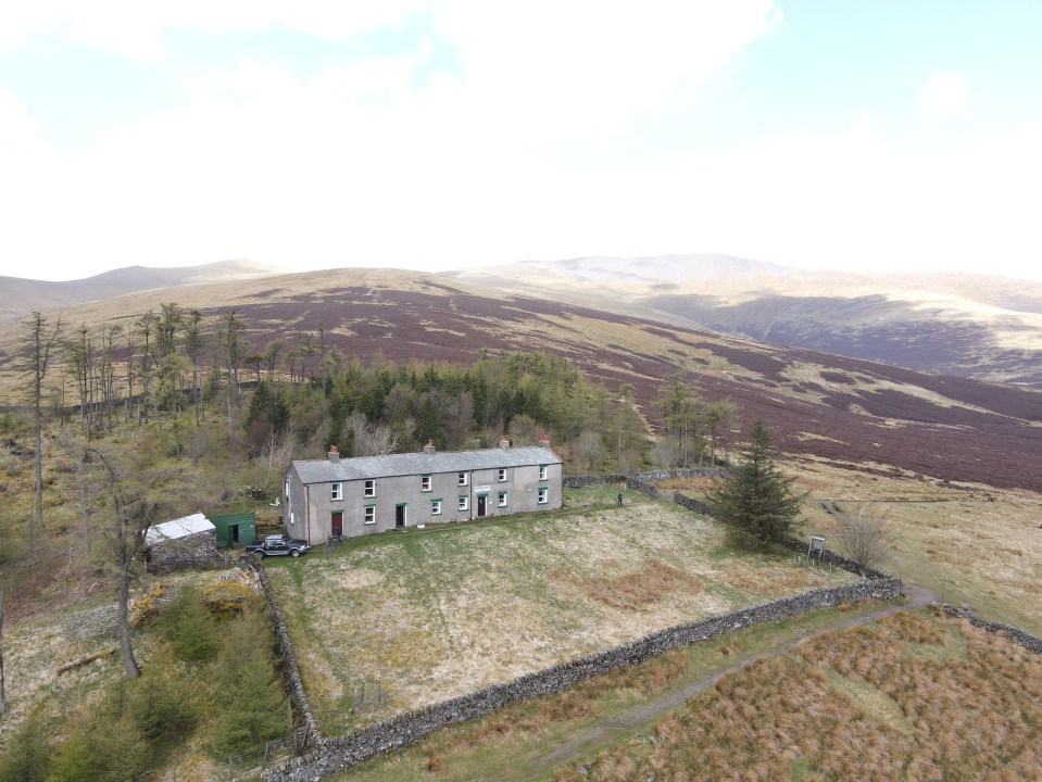 Six bedrooms and five bathrooms are inside the home which sits on 3,000 acres of Lake District Land