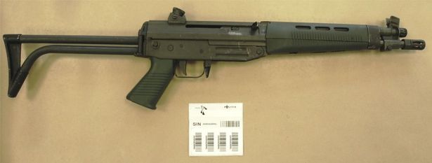 The gang sent a hit team to Amsterdam in 2010 with this assault rifle seized by Dutch cops