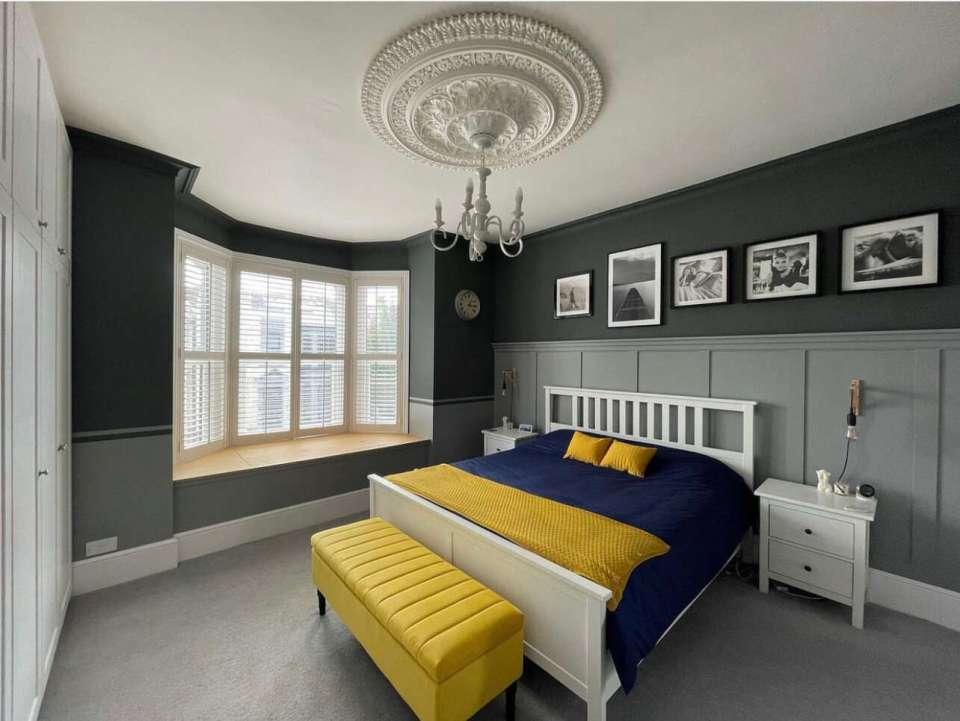 The couple say they were quite 'indecisive' and painted a room two or three times before settling on a colour