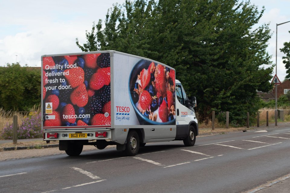 Tesco axed a number of deliveries yesterday following a technical glitch