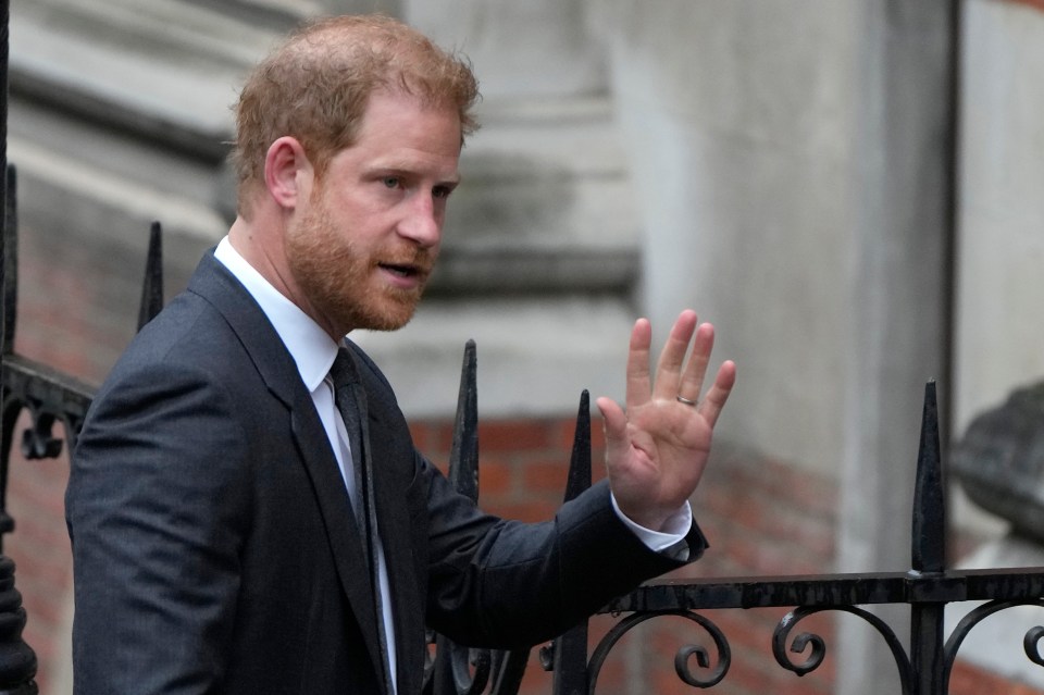 He waved to the public as he returned