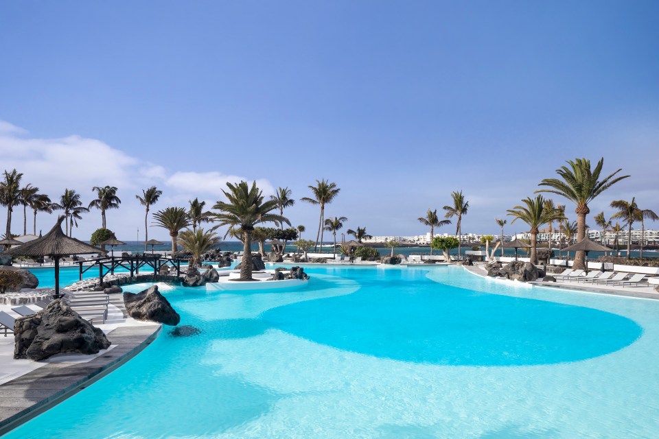 Plunge in to the pool for a refreshing morning swim