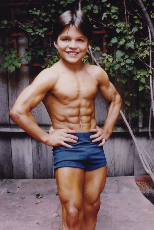 Richard was dubbed 'Little Hercules' as a youngster