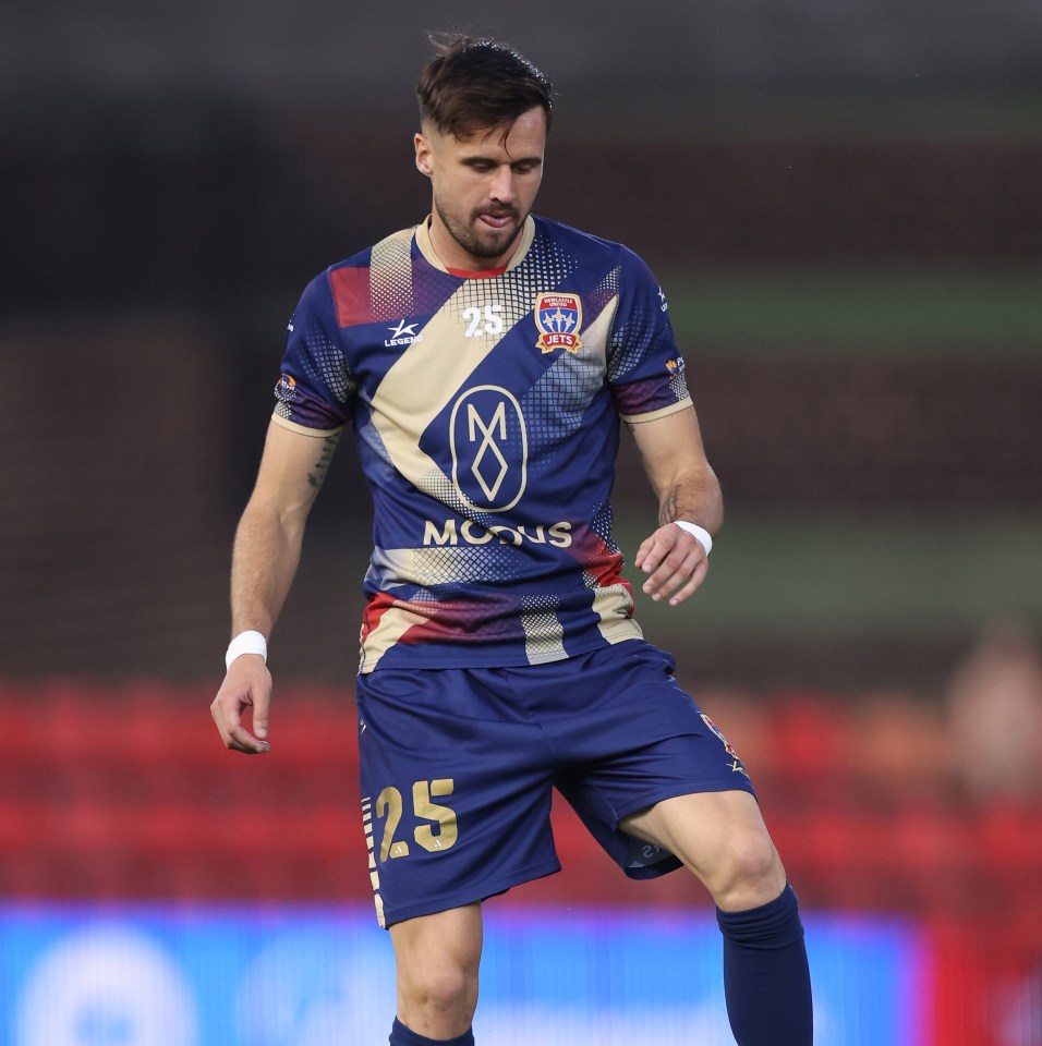The defender now plays for Australian side Newcastle Jets