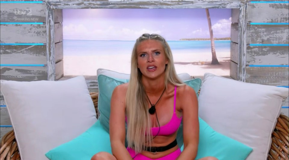 The blonde beauty rose to fame on Love Island in 2021