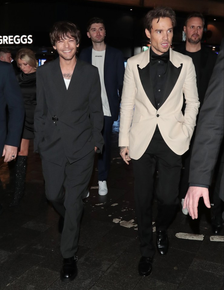 Liam Payne reunited with Louis Tomlinson for the premiere of his new film