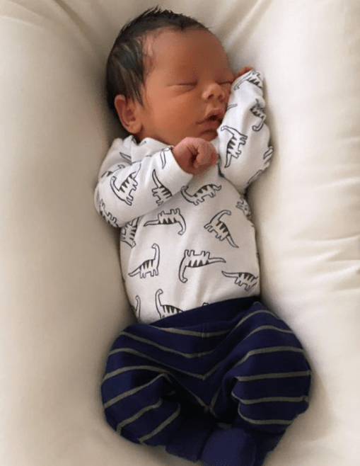 Atlas was born weighing 7lbs 14oz but ballooned on his milk diet