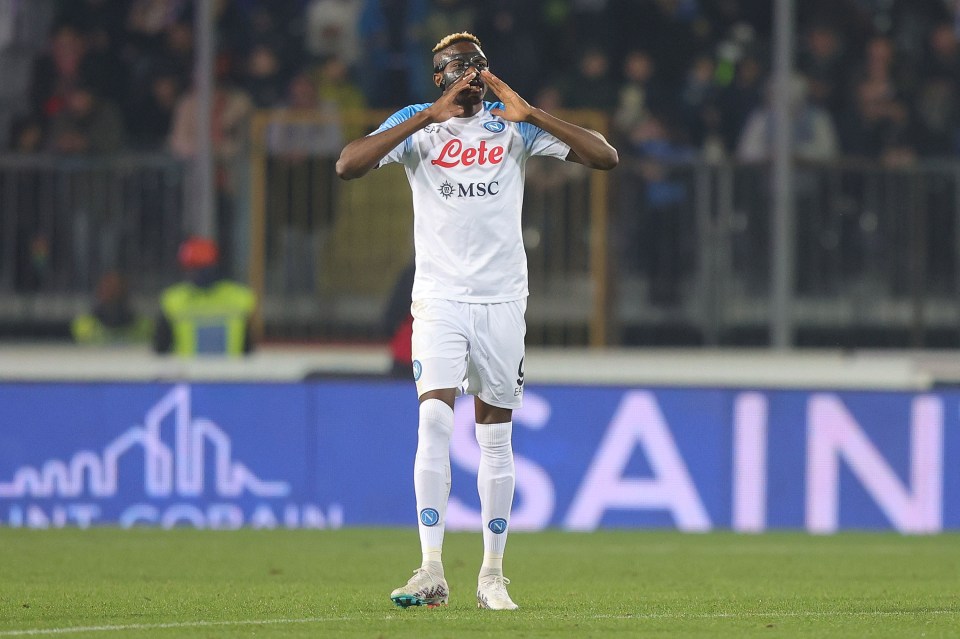 Napoli hitman Victor Osimhen is also a transfer target