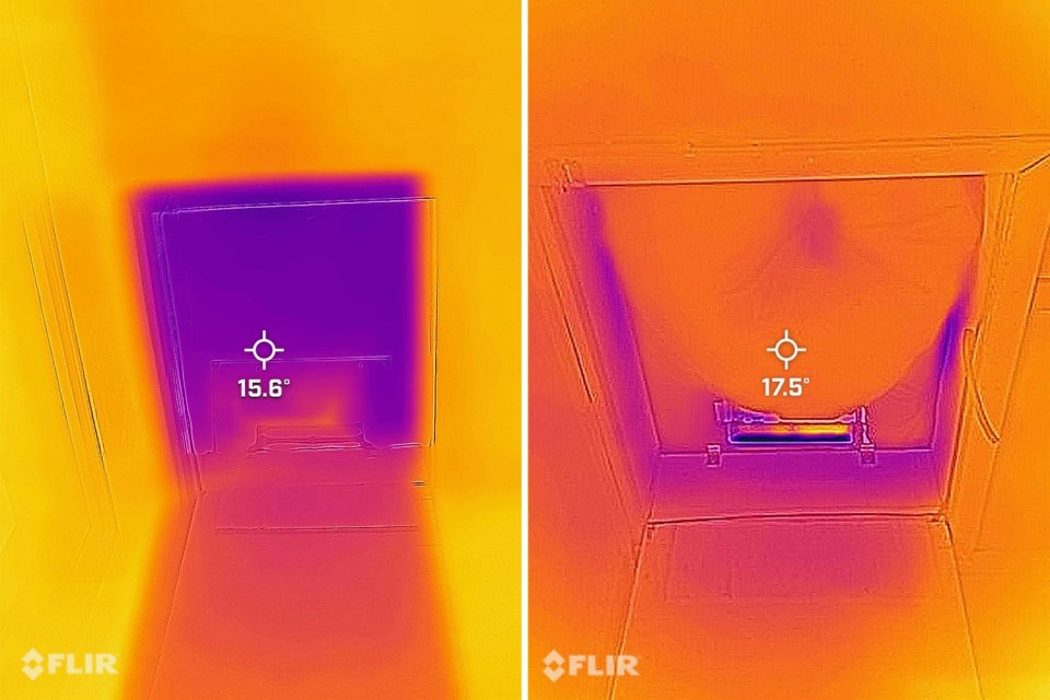 And old duvet reduced heat escaping through the loft