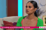 Britain's Got Talent judge Alesha Dixon has opened up on the 'surprise' bruises she received from a co-star