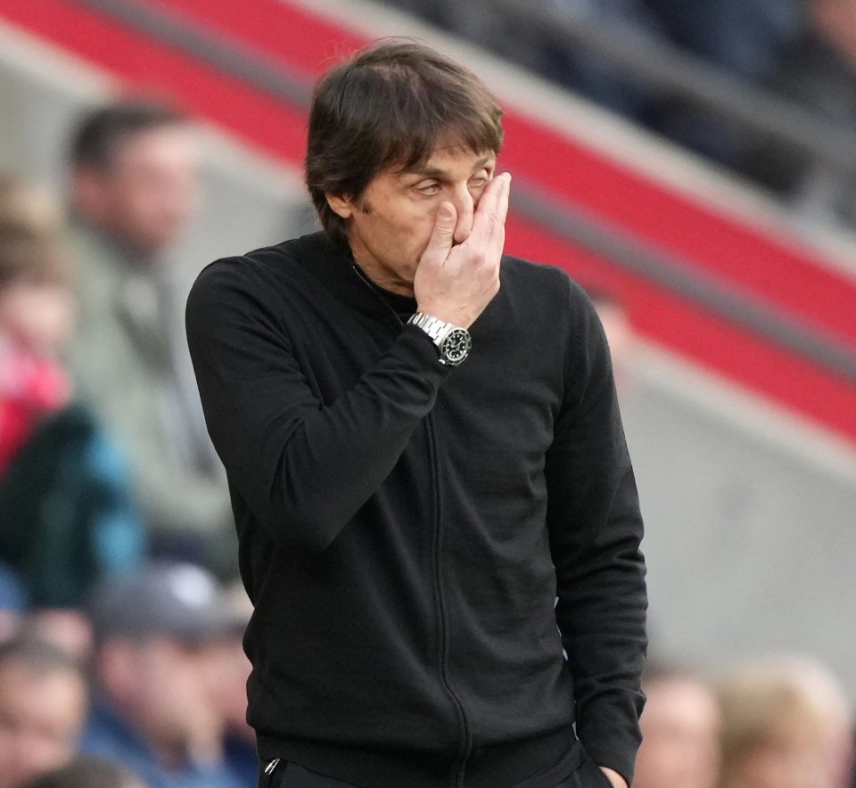 Antonio Conte was livid with his Spurs players for throwing away a 3-1 lead