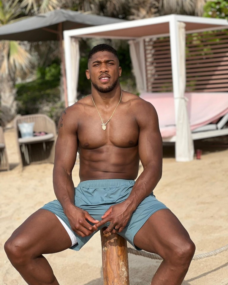 Anthony Joshua has revealed his celebrity crush
