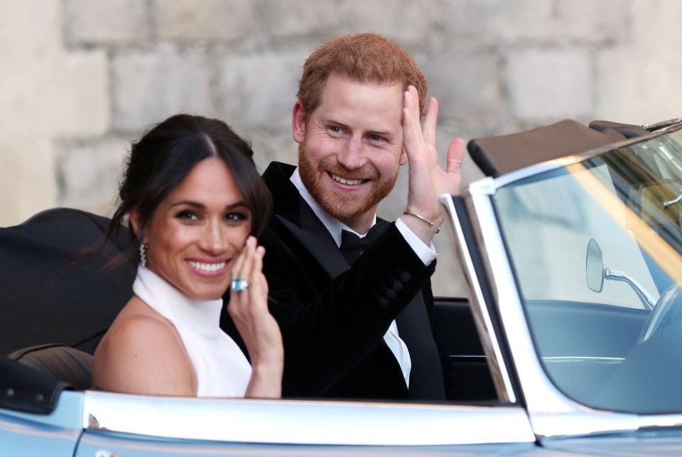The Duke of Sussex, here with wife Meghan, is facing questions over the details of his US visa
