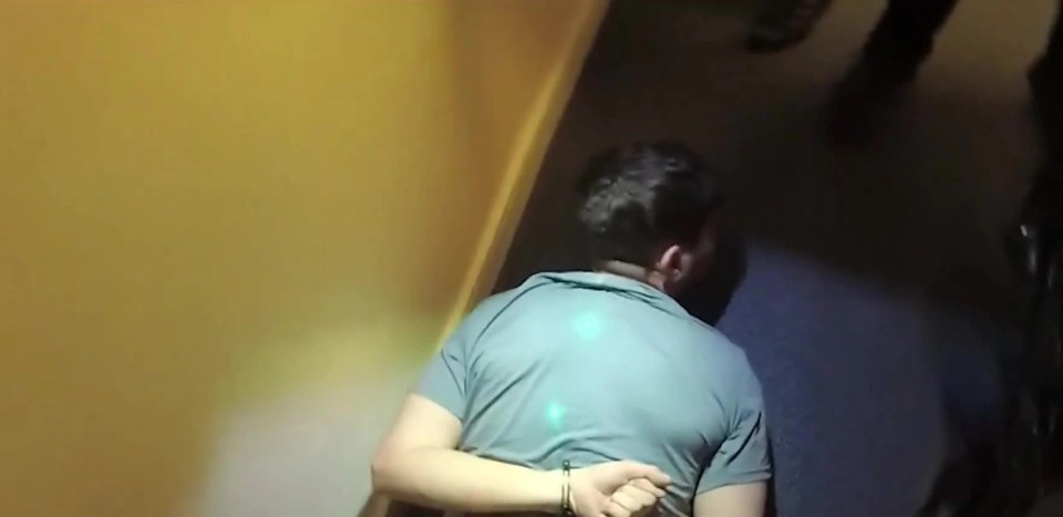 The dramatic moment gangland hitman Thomas Cashman was arrested by police on suspicion of schoolgirl Olivia Pratt-Korbel's murder