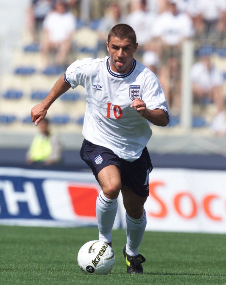 Phillips made eight appearances for England but failed to score a goal