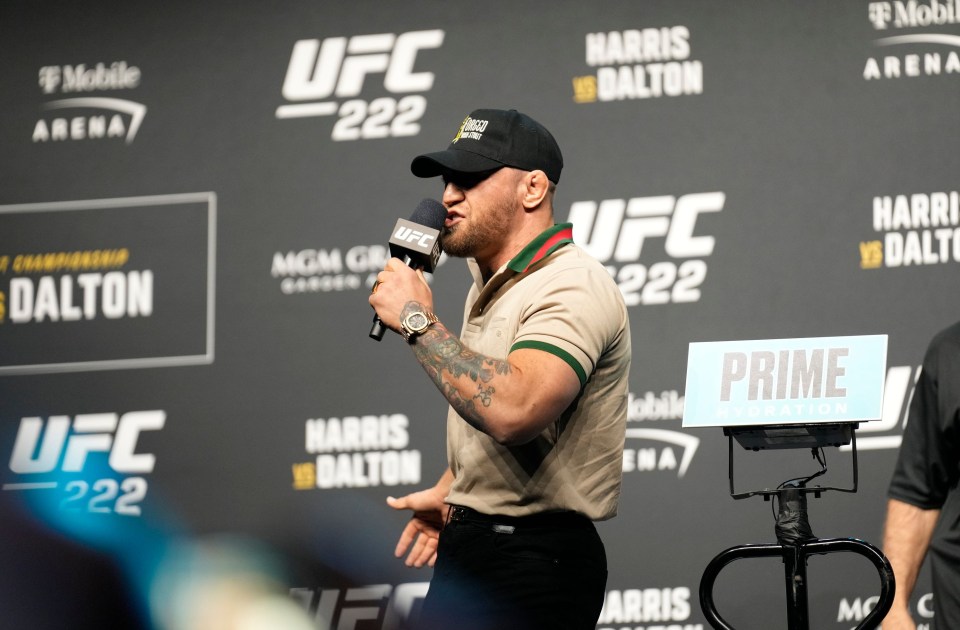 McGregor is alleged to have 'shoved' Chandler before a melee broke out