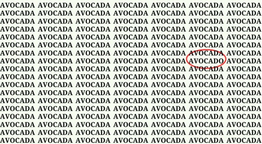 The word is hidden away amid 125 of the wrongly-spelled version