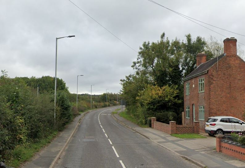 The woman was pronounced dead at the scene