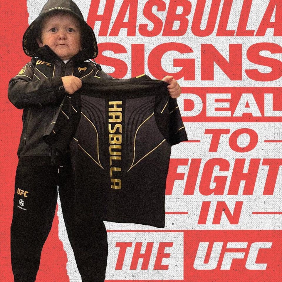 Hasbulla signed a UFC contract in October 2022