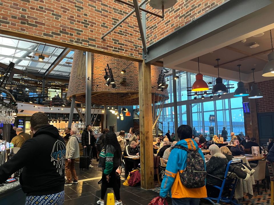 London Stansted's Windmill has three floors and hundreds of seats