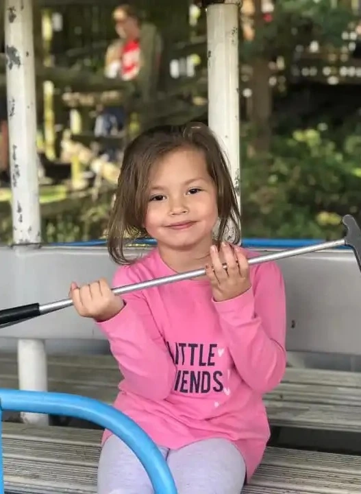 Olivia had run to find her mum as she was 'scared' of the gunshots
