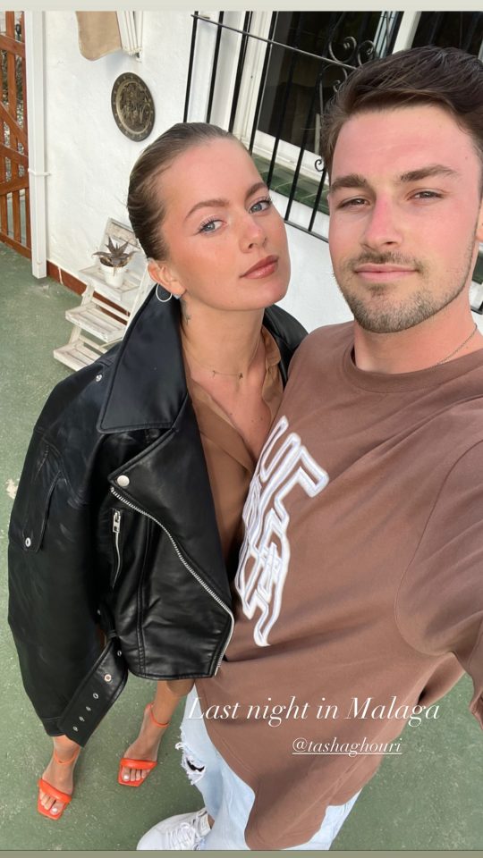 Andrew and Tasha were only just in Spain together