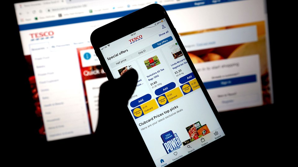 Tesco's app has gone down leaving shoppers unable to access their Clubcard